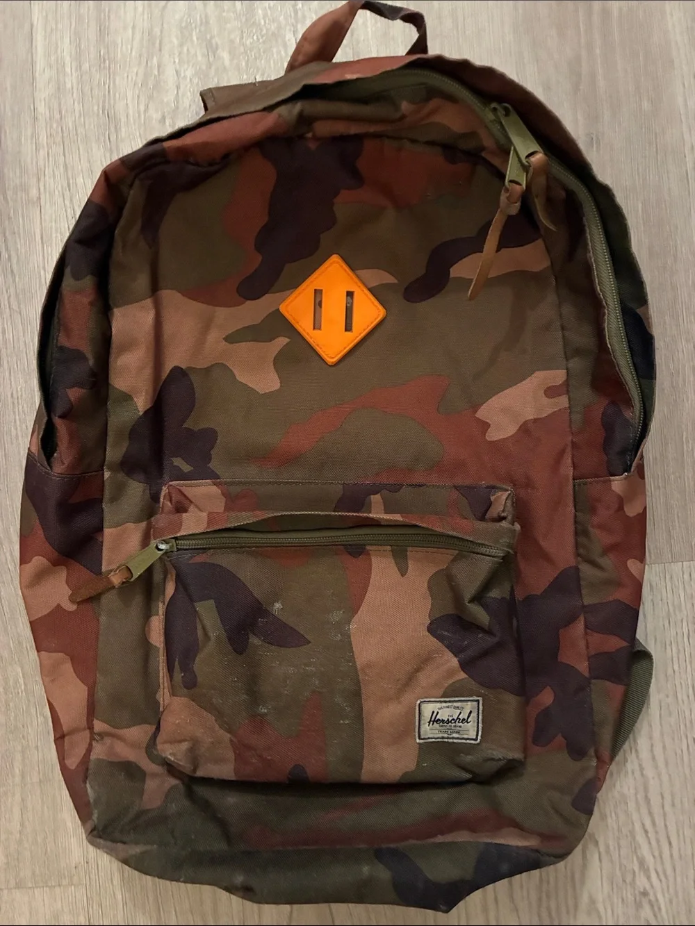 Herschel Supply Company Woodland Camo Backpack in Brown & Green
